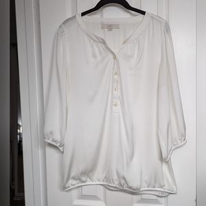 Loft Off White Blouse